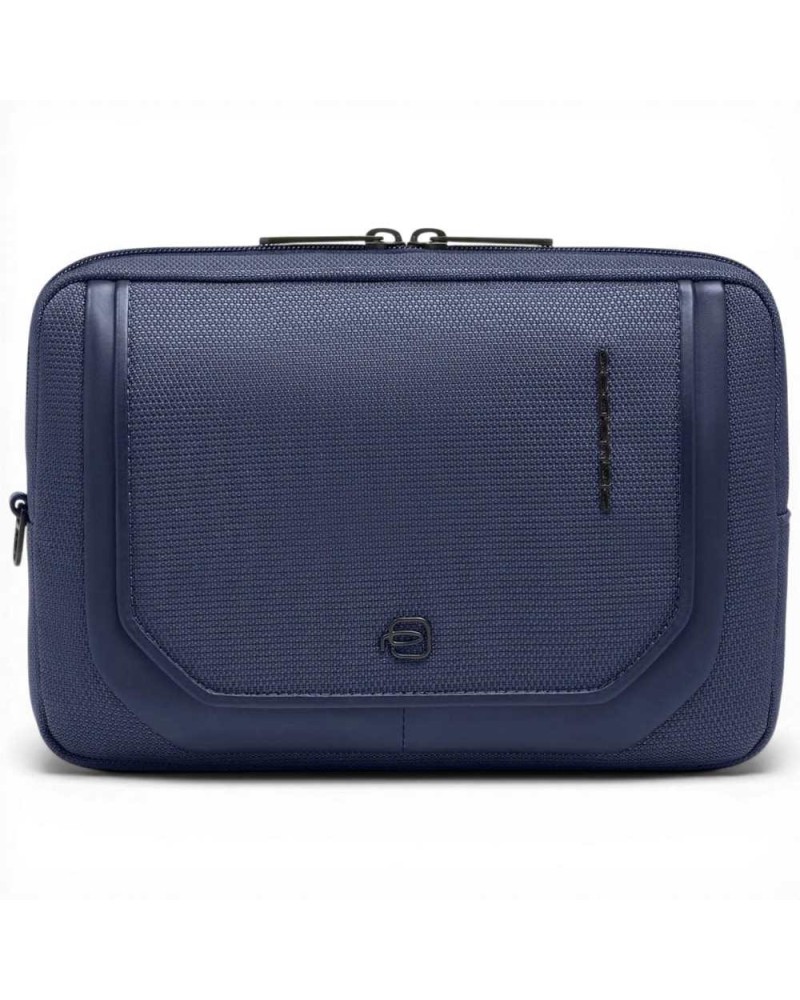 Piquadro Bolso de mano S143 Mujer Azul en Piel y Tejido con