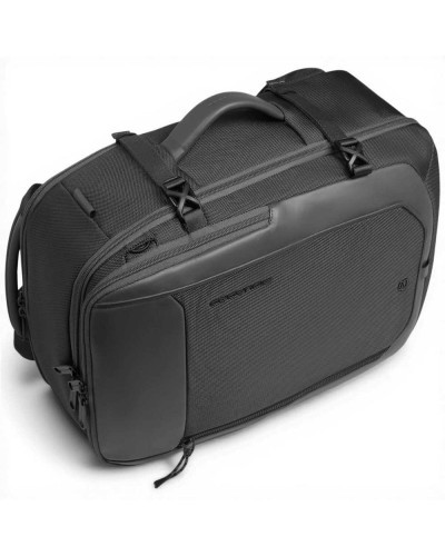 Piquadro Bagmotic Pro Rucksack Unisex Schwarz aus Leder und