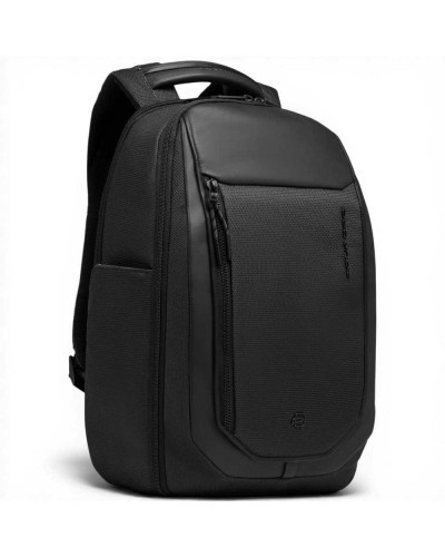 Piquadro Bagmotic Rucksack Unisex Schwarz aus Leder und