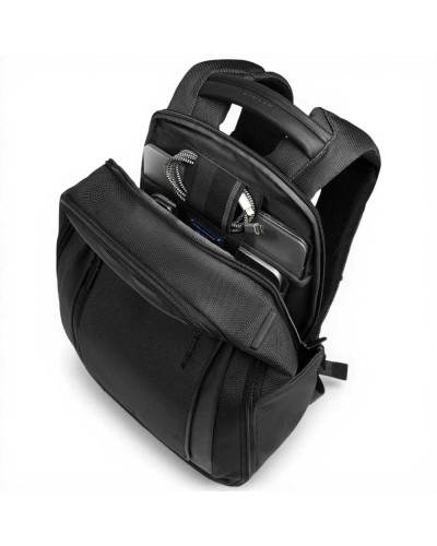 Piquadro Bagmotic Rucksack Unisex Schwarz aus Leder und