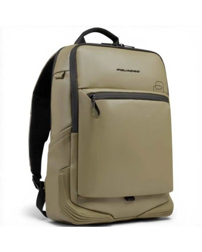 Piquadro Mochila C2OW Unisex Verde Water-Resistant con
