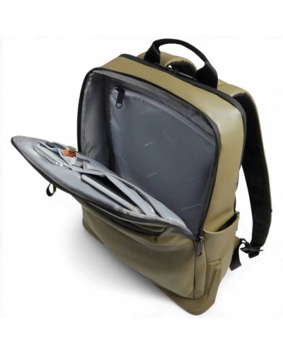 Piquadro Mochila C2OW Unisex Verde Water-Resistant con