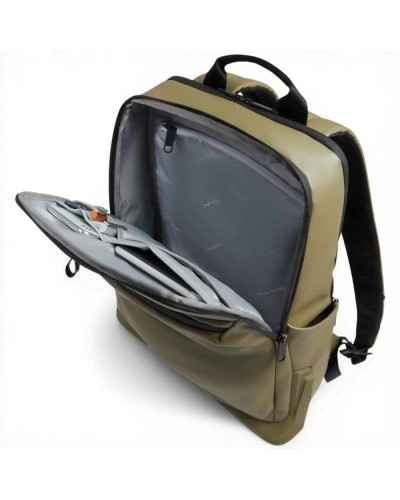 Piquadro Mochila C2OW Unisex Verde Water-Resistant con