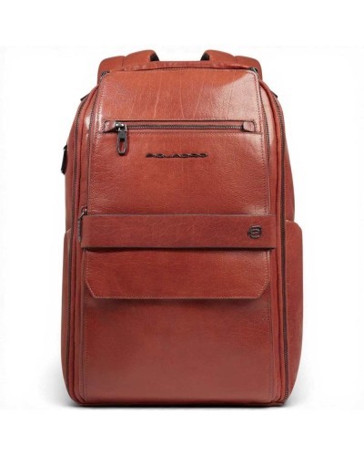 Piquadro S141 Rucksack Herren Cuoio aus Leder mit