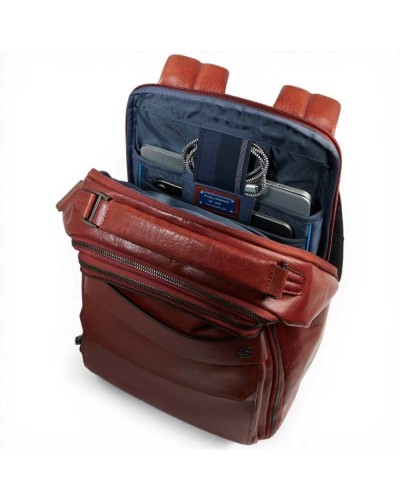Piquadro S141 Rucksack Herren Cuoio aus Leder mit
