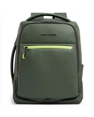 Piquadro Mochila de Viaje C2OW Unisex Verde Water-Resistant