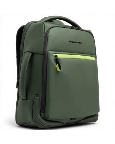 Piquadro Mochila de Viaje C2OW Unisex Verde Water-Resistant