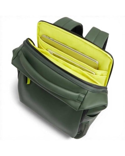 Piquadro Mochila de Viaje C2OW Unisex Verde Water-Resistant