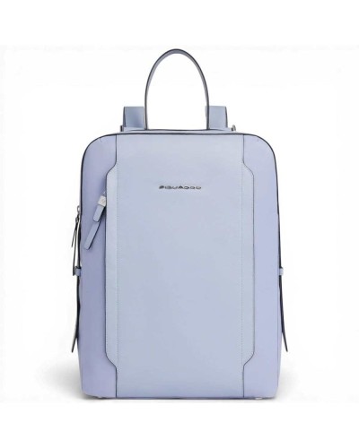 Piquadro W92T Backpack Women Violet Leather Laptop 14'' and