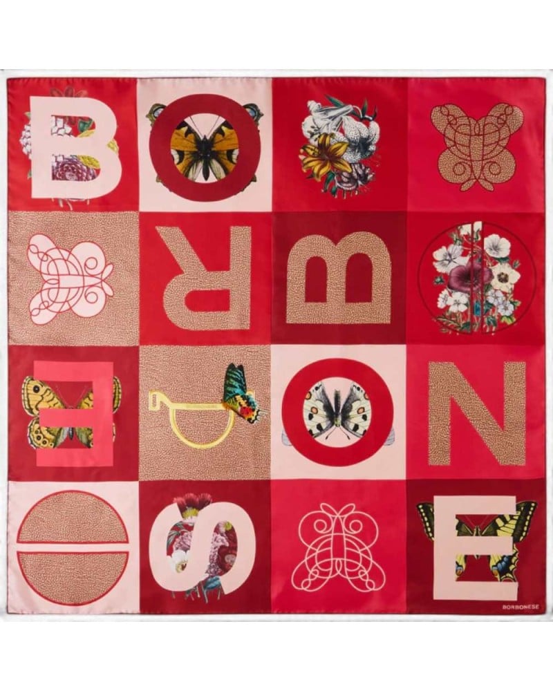 Foulard BORBONESE Color Block 90x90