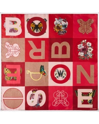 Foulard BORBONESE Color Block 90x90