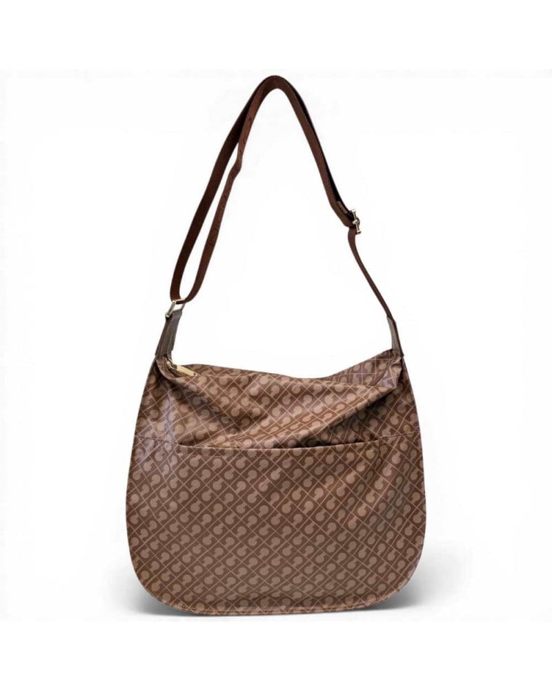 Gherardini Softy Crossbody Satchel-Tasche Damen Chestnut