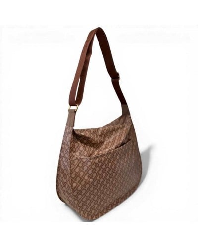 Gherardini Softy Crossbody Satchel-Tasche Damen Chestnut
