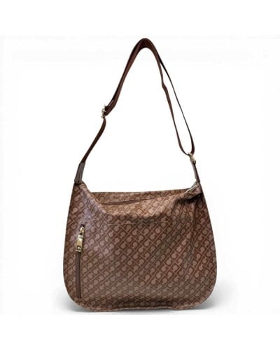 Gherardini Softy Crossbody Satchel-Tasche Damen Chestnut