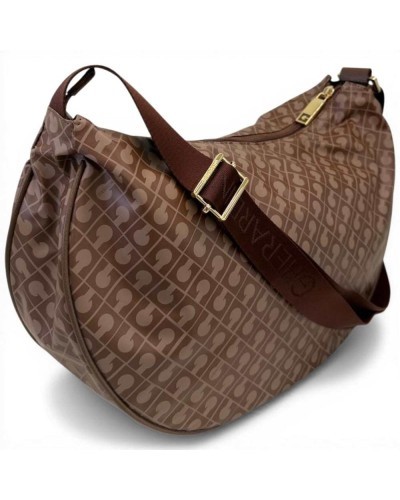 Gherardini Softy Kleine Hobo-Tasche Damen Chestnut aus