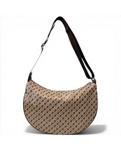 Gherardini Softy Kleine Hobo-Tasche Damen Tabacco/Burro aus