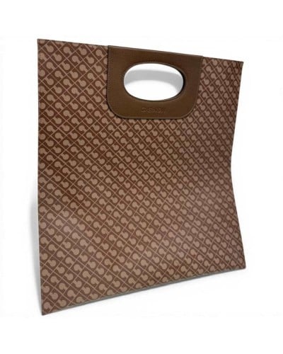 Gherardini Borsa Tracolla Softy Donna Chestnut Piattina in