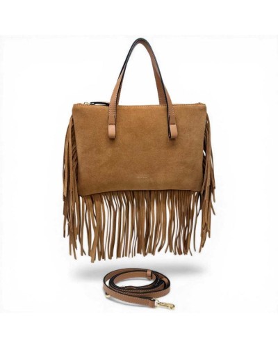 Loristella Bolso de Mano Ruby Mujer Cuero en Piel Gamuzada