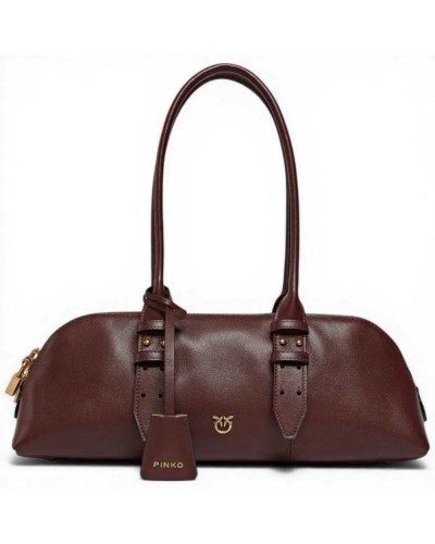 Pinko Bowling Horizontal Big Tasche Damen Rubinrot aus