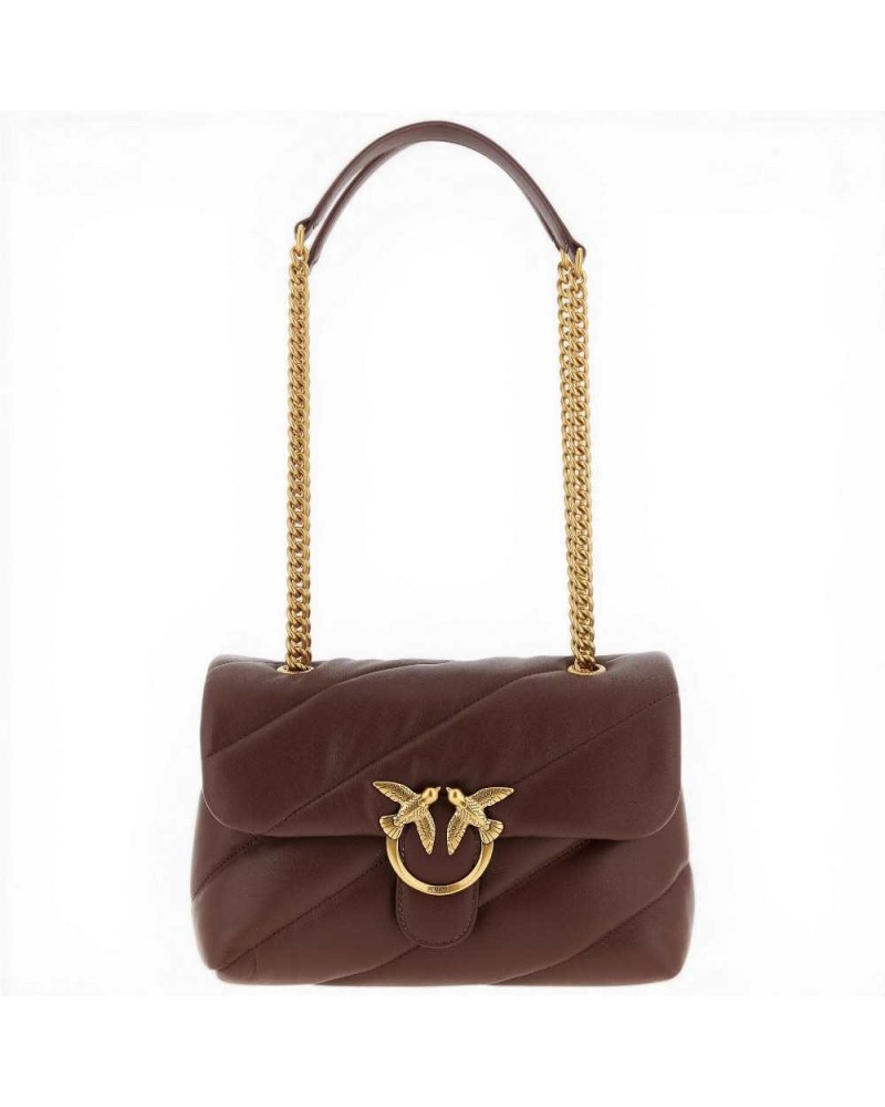 Pinko Love Puff Classic Shoulder Bag Women Bordeaux in