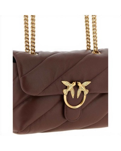 Pinko Love Puff Classic Shoulder Bag Women Bordeaux in