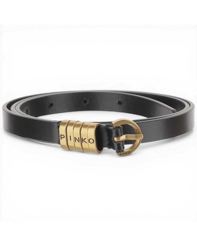 Pinko Cinturón Saddle Belt H1,2 Mujer Negro Talla XS en