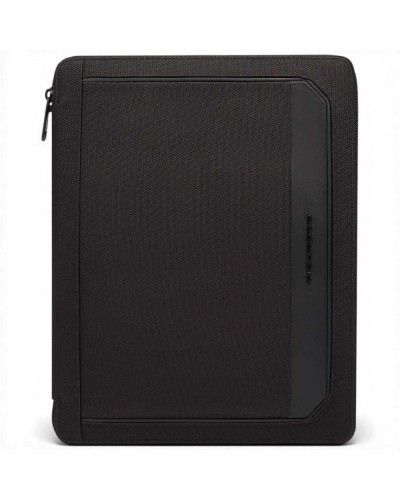 Piquadro S143 Schreibmappe Unisex Schwarz aus Leder und