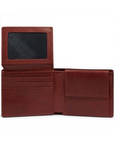Piquadro Cartera S141R Hombre Cuoio en Piel Compacta con