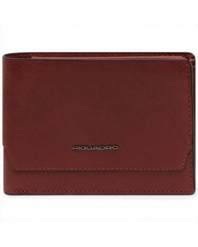 Piquadro Portafoglio S141R Uomo Cuoio in Pelle con Porta