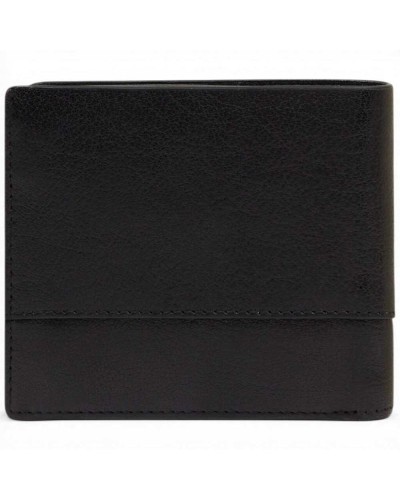 Piquadro Cartera S141R Hombre Nero en Piel Compacta con