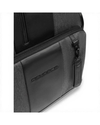 Piquadro Brief 2 Rucksack Herren Grau und Schwarz aus