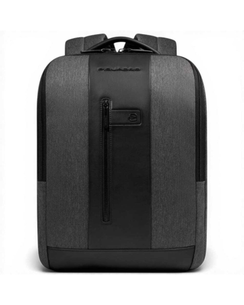 Piquadro Brief 2 Rucksack Herren Grau und Schwarz aus