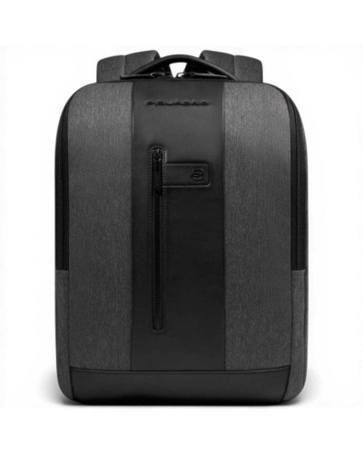 Piquadro Brief 2 Rucksack Herren Grau und Schwarz aus