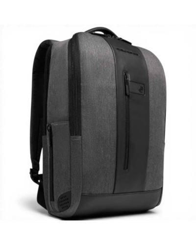 Piquadro Brief 2 Rucksack Herren Grau und Schwarz aus