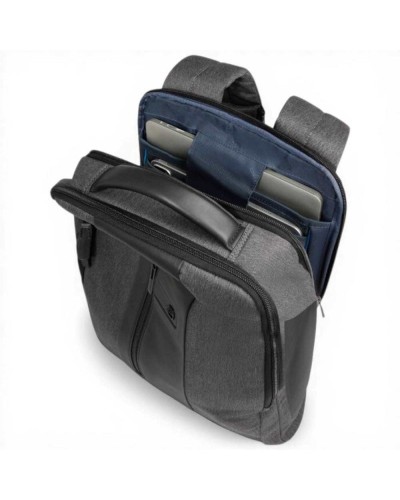 Piquadro Brief 2 Rucksack Herren Grau und Schwarz aus