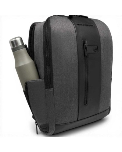 Piquadro Brief 2 Rucksack Herren Grau und Schwarz aus