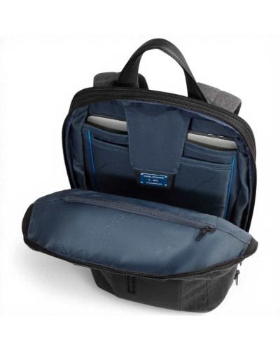 Piquadro Zaino Brief 2 Uomo Grigio e Nero Sottile in