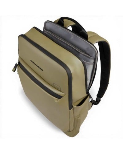 Piquadro C2OW Rucksack Unisex Kaki Wasserabweisend mit