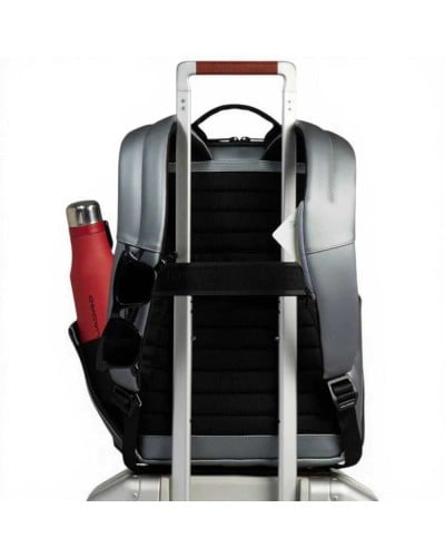 Piquadro C2OW Rucksack Unisex Grau Melange Wasserabweisend