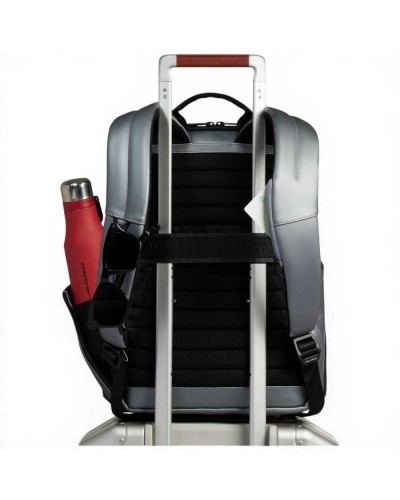 Piquadro C2OW Rucksack Unisex Grau Melange Wasserabweisend