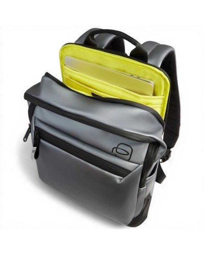 Piquadro C2OW Rucksack Unisex Grau Melange Wasserabweisend