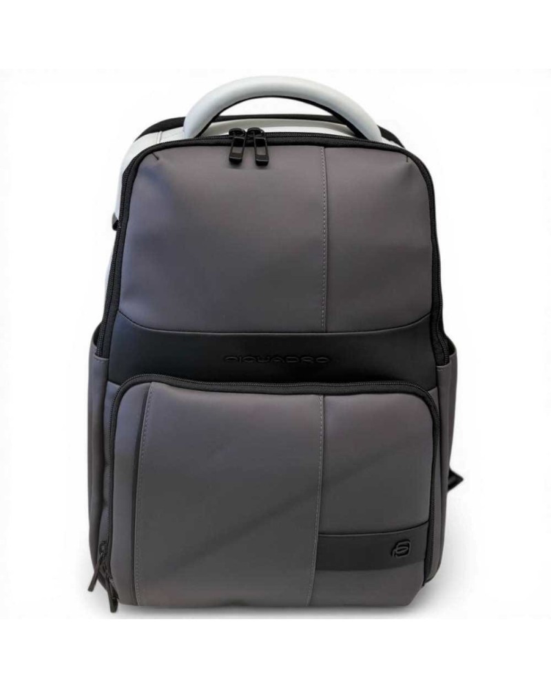 Piquadro Mochila W129W Hombre Gris y Negro Resistente al