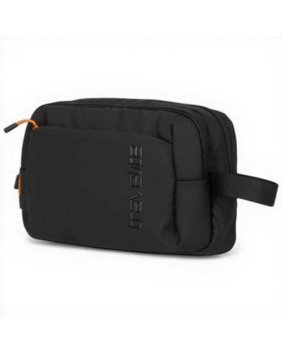 Travelite Neceser Briize Unisex Negro en Tejido Ligero y