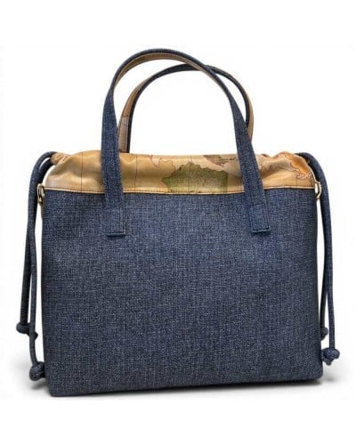 Alviero Martini Prima Classe Borsa a Mano Donna Blu Jeans