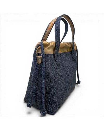 Alviero Martini Prima Classe Borsa a Mano Donna Blu Jeans