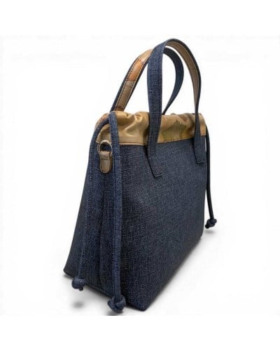Alviero Martini Prima Classe Borsa a Mano Donna Blu Jeans