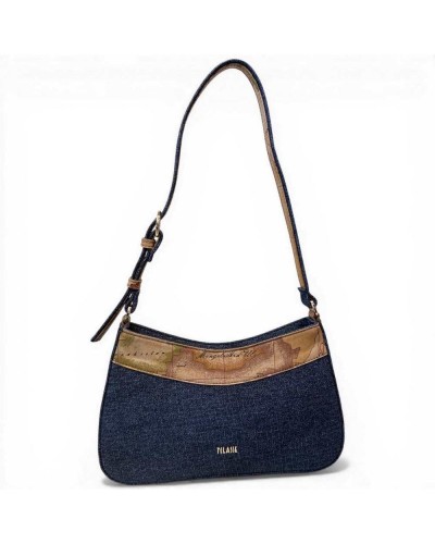 Alviero Martini Prima Classe Shoulder Bag Damen Blau Jeans