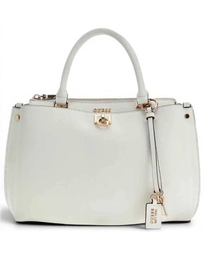 Guess Bolso Bianca Girlfriend Satchel Mujer Blanco en