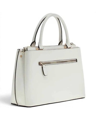 Guess Bolso Bianca Girlfriend Satchel Mujer Blanco en