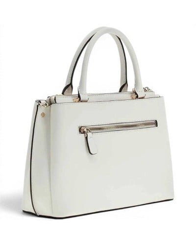 Guess Bolso Bianca Girlfriend Satchel Mujer Blanco en